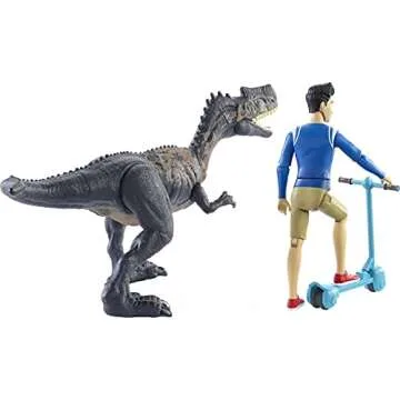 Exciting Jurassic World Kenji & Monolophosaurus Action Figures