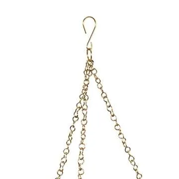 Deco 79 Indoor Outdoor Gold Hanging Planters - Set of 2