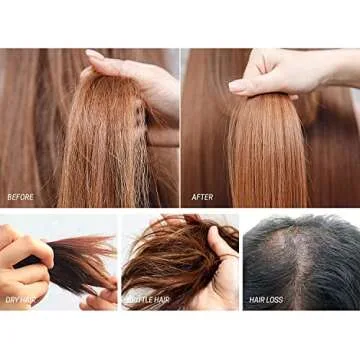 Luv Me Care Biotin Hair Growth Oil Hair Growth Serum for Thicker Longer Fuller Healthier Hair, Prevent Hair Loss & Thinning, All Natural Vitamin Rich Treatment, Women & Men, All Hair Types 1.7 oz