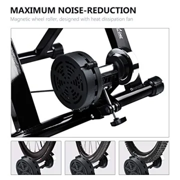 Quiet Indoor Bike Trainer Stand with 8-Level Resistance