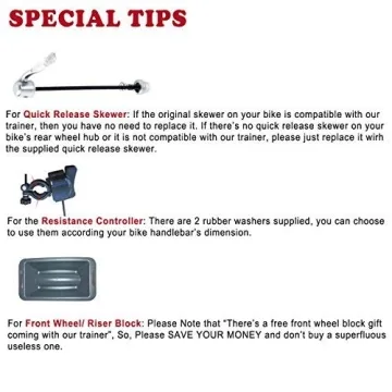 Quiet Indoor Bike Trainer Stand with 8-Level Resistance