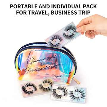 DYSILK 36 Pairs Lashes 12 Styles Mixed Faux Mink Eyelashes Wispy Fluffy Natural Look False Eyelashes...