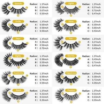 DYSILK 36 Pairs Faux Mink Eyelashes for Glamorous Looks