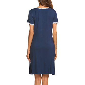 Ekouaer Maternity Nursing Nightgown for New Moms Comfort