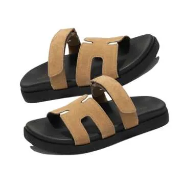 Project Cloud Leather Sandals: Stylish & Comfortable Footwear