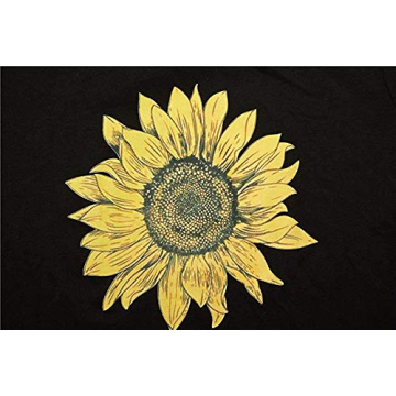 Stylish Pfvkeree Women's Sunflower Graphic T-Shirt - Comfort & Design!
