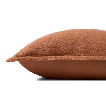 Loloi Chris Loves Julia Orange Decorative Pillow 22''
