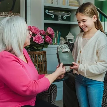 EFYTAL 3 Generations Necklace for Moms and Grandmas