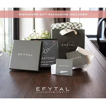EFYTAL 3 Generations Necklace for Moms and Grandmas