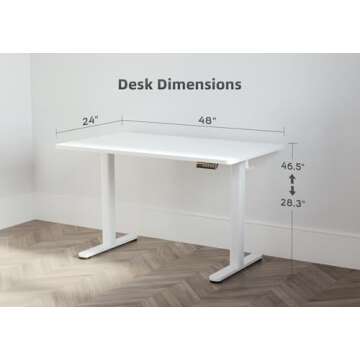 Seang Adjustable Electric Standing Desk for Comfort
