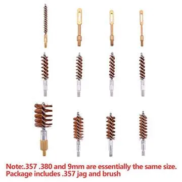 BOOSTEADY Multi-Caliber Gun Cleaning Kit in Zippered Case