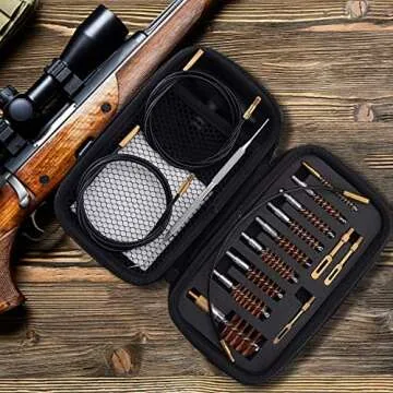 BOOSTEADY Multi-Caliber Gun Cleaning Kit in Zippered Case