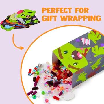 JOYIN 36PCS Halloween Treat Bags for Kids and Parties