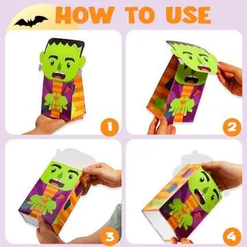 JOYIN 36PCS Halloween Treat Bags for Kids and Parties