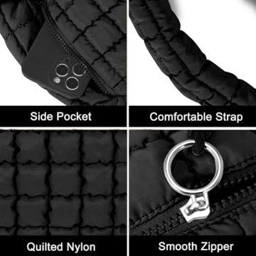 Stylish Quilted Puffer Tote Bag for Women - Ideal Gift
