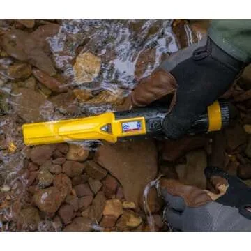 NOKTA AccuPOINT Metal Detector Pinpointer, Professional Waterproof Handheld Pin Pointer Wand with Color LCD Screen, Gold & Iron Tones NOKTA DETECTION TECHNOLOGIES