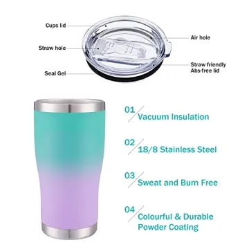 Misty Hawk Golf Mug Tumbler - Insulated Coffee Cup