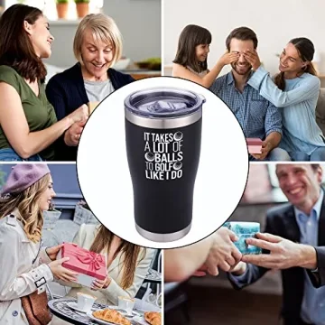 Misty Hawk Golf Mug Tumbler - Insulated Coffee Cup