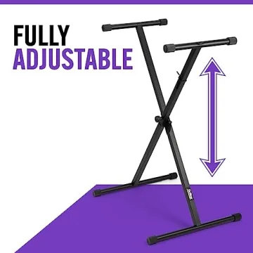 On-Stage KS7190 Adjustable Keyboard Stand - Sturdy & Portable