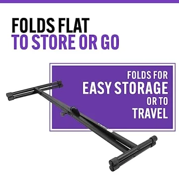 On-Stage KS7190 Adjustable Keyboard Stand - Sturdy & Portable