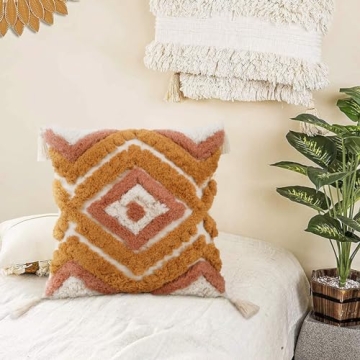 Stylish Merrycolor Boho Throw Pillow Covers for Home Decor
