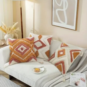Stylish Merrycolor Boho Throw Pillow Covers for Home Decor