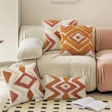 Stylish Merrycolor Boho Throw Pillow Covers for Home Decor