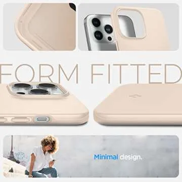 Spigen Thin Fit Designed for iPhone 14 Pro Max Case (2022) [Military-Grade Protection] - Sand Beige