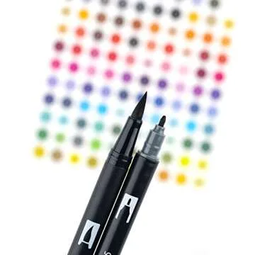 Tombow 56171 Dual Brush Pens - Blendable Grayscale Art