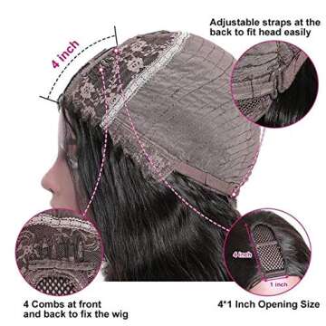 UNICE 18 inch Ombre Highlight U Part Wig for Women