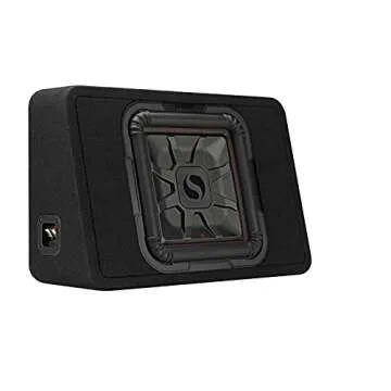 Kicker 46TL7T122 TL7T 12" (30cm) Solo-Baric Subwoofer in Thin Profile Enclosure, 2-Ohm, 600 Watt