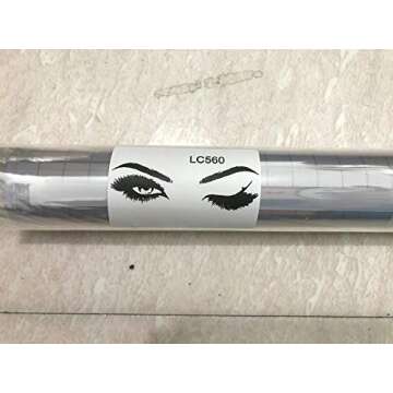 DXLING 49.2inch Large Beauty Salon Eyelash Wall Decor Stickers Make Up Store Home Decoration Murals (LC560 Black