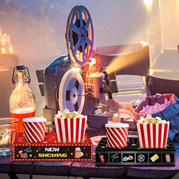 OBUSATT Movie Night Snack Trays - 32 Disposable Holders