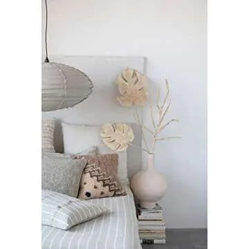 Creative Co-Op Wool Tufted Pillow - Geometric Design