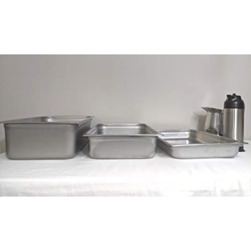 Update International Stainless Steel Pan - 4 Inch Durable