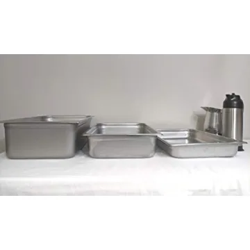 Update International Stainless Steel Pan - 4 Inch Durable
