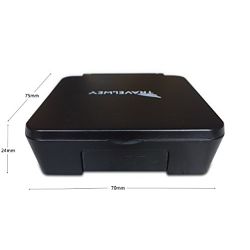 Digital Travel Alarm Clock with Loud Alarm & Snooze