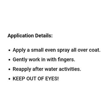 Touch of Mink Minksheen Pet Dog Spray Sunscreen SPF 15 Coat Conditioner 6 Fl oz