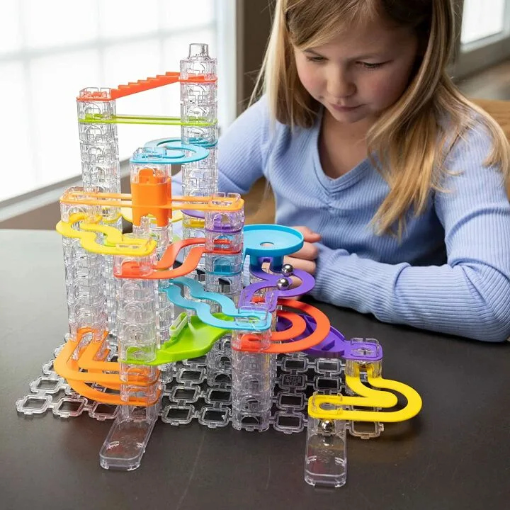 Fat Brain Toys Trestle Tracks Deluxe Set for Ages 8-10