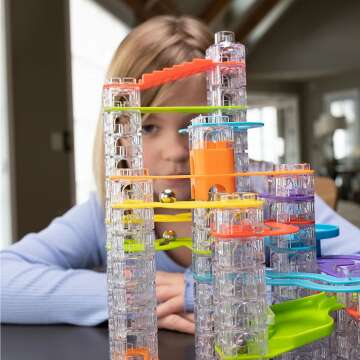 Fat Brain Toys Trestle Tracks Deluxe Set for Ages 8-10