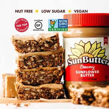 SunButter Creamy Sunflower Butter - Nut-Free Delight