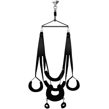 BELSIANG Adult Sex Swing and 360 Degree Spinning Indoor Swing, Sex Swing Set with Premium Paint Stan...