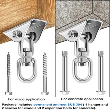 BELSIANG Adult Sex Swing and 360 Degree Spinning Indoor Swing, Sex Swing Set with Premium Paint Stand and Widened Thick Comfortable Swing for Couples Ceiling (Pillow Extreme, Black)