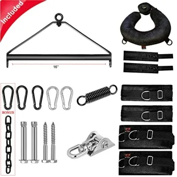 BELSIANG Adult Sex Swing and 360 Degree Spinning Indoor Swing, Sex Swing Set with Premium Paint Stand and Widened Thick Comfortable Swing for Couples Ceiling (Pillow Extreme, Black)