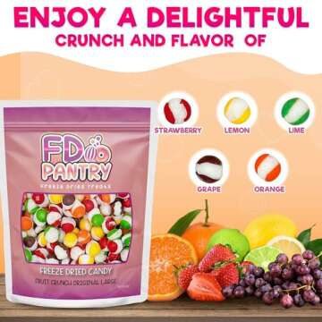 Fruit Crunch Freeze Dried Candy Assortment - 1lb Pouch
