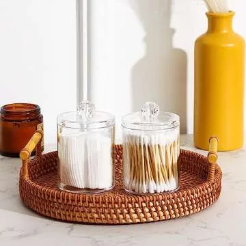 Fixwal 4-Piece Bathroom Soap Dispenser Set for Organizing