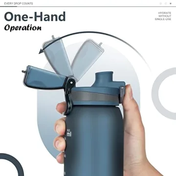 Opard 30oz BPA Free Leak Proof Sports Water Bottle