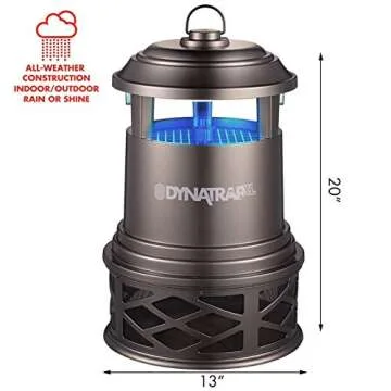 DynaTrap DT2000XLP-TUNSR Large Mosquito & Flying Insect Trap – Kills Mosquitoes, Flies, Wasps, Gnats, & Other Flying Insects – Protects up to 1 Acre