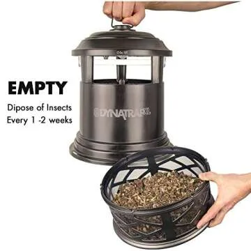 DynaTrap DT2000XLP-TUNSR Large Mosquito & Flying Insect Trap – Kills Mosquitoes, Flies, Wasps, Gnats, & Other Flying Insects – Protects up to 1 Acre
