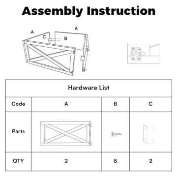 Perfnique Christmas Tree Collar, 22'' Durable Wood Tree Base, Handmade Tree Skirt Box Stand Suitable for 7.5 FT Tree, Tree Stand Cover for Modern Farmhouse Home, Xmas Merry Christmas Decor (Walnut)